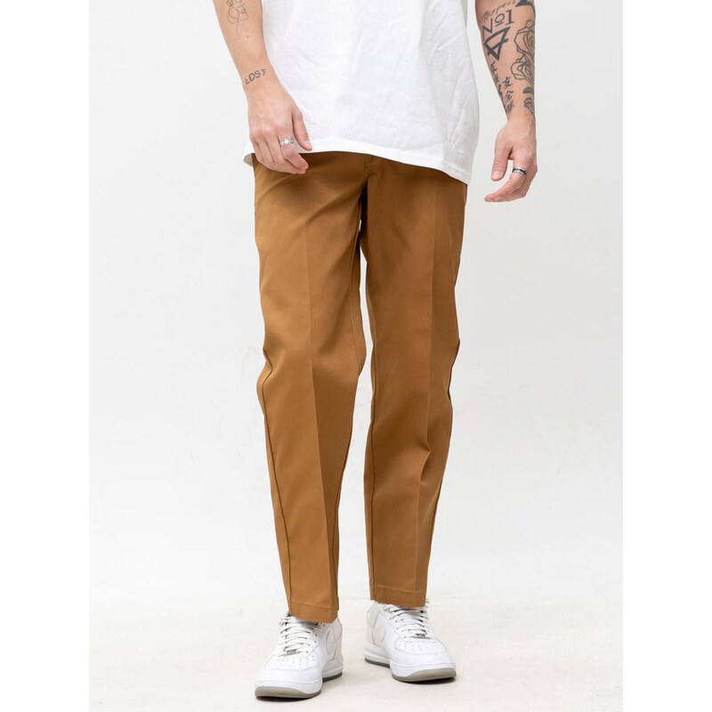 Pánské kalhoty z materiálu chino, hnědé, Dickies 874 Work