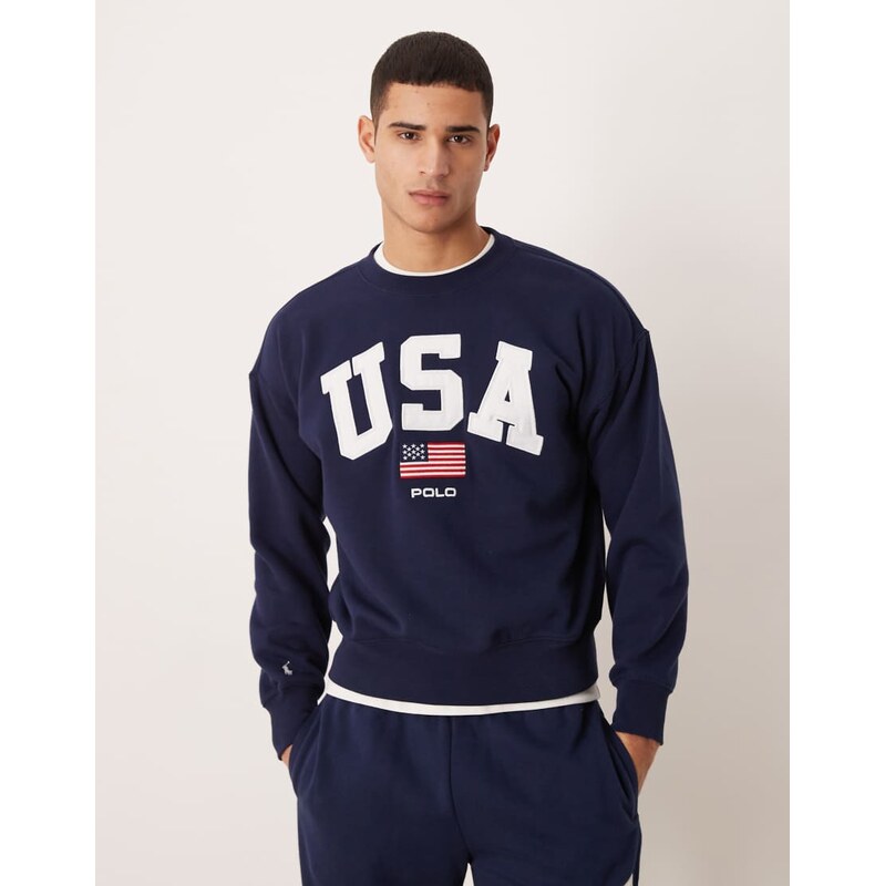 Polo Ralph Lauren Team USA unisex chest logo crew neck