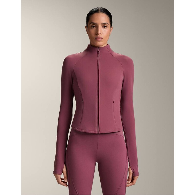 OYSHO Light warm jacket in bright pink 112893458