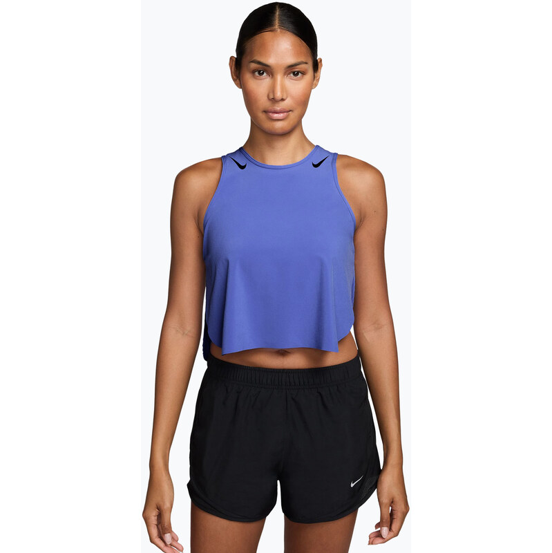 Dámské běžecké tílko Nike AeroSwift Dri-Fit ADV Cropped Tank Top