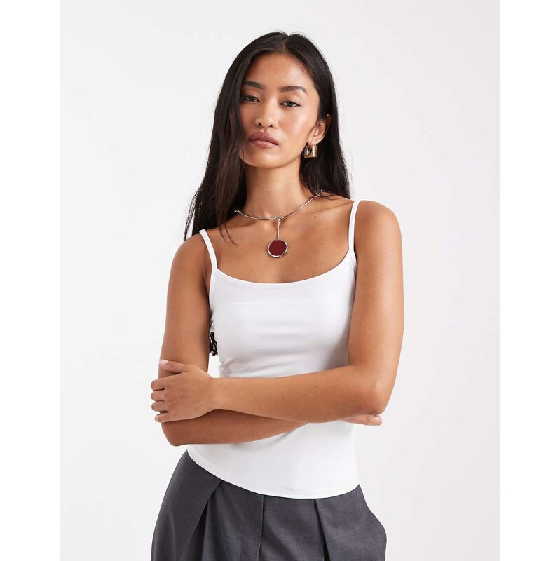 Cotton On essential cami top in white