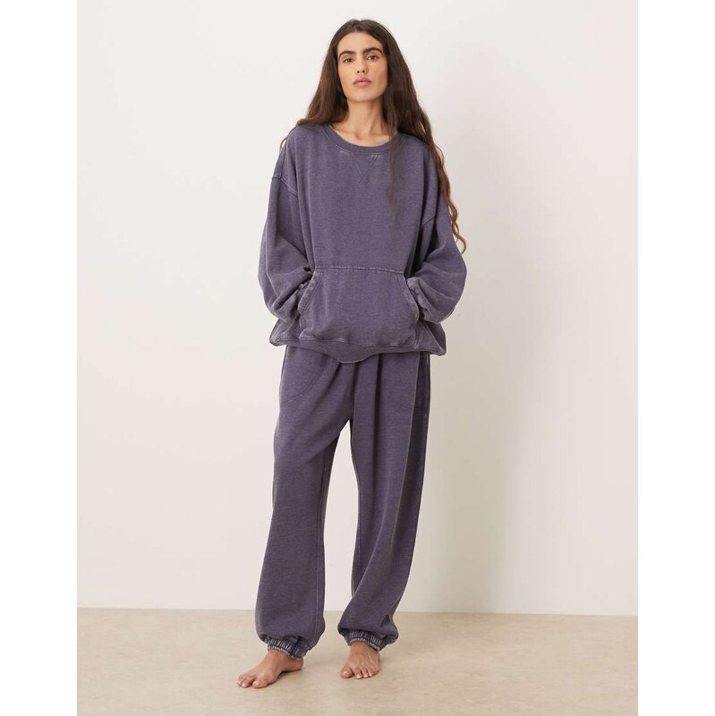 Free People Intimately FP slow it down cosy wide leg jogger in