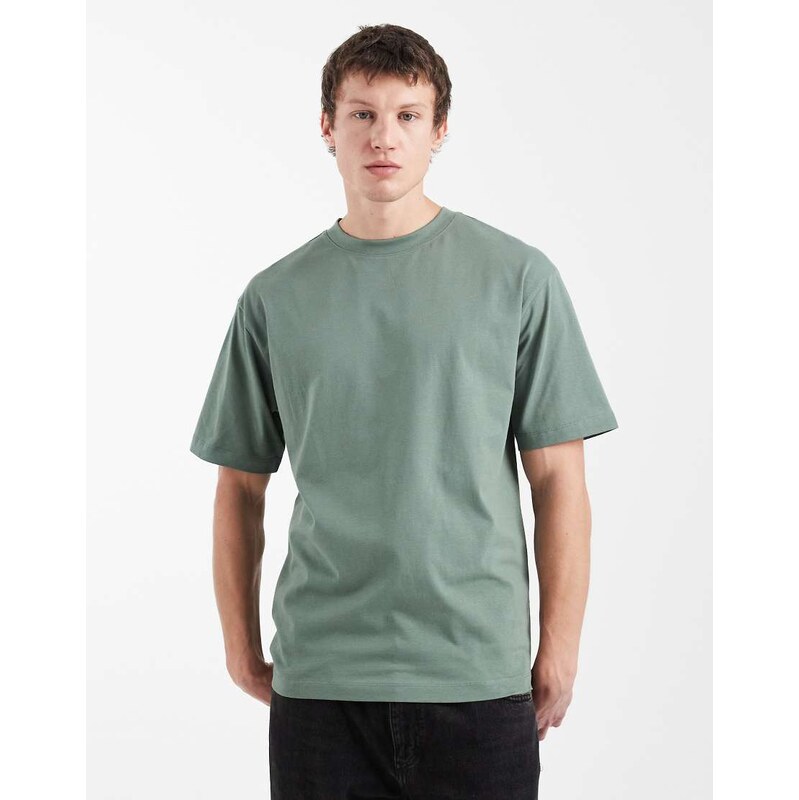 ASOS DESIGN Essentials relaxed t-shirt in dark brown