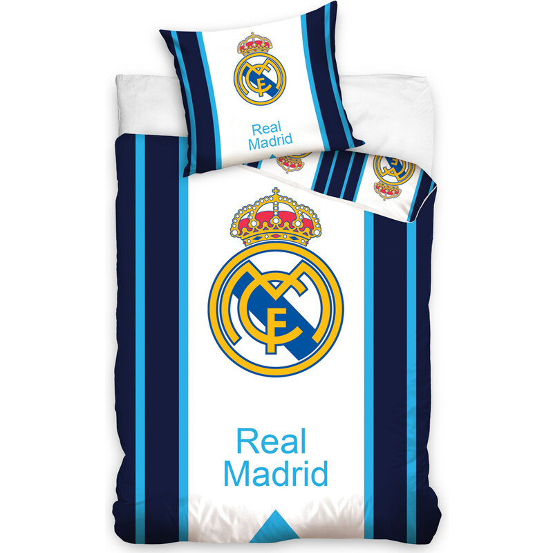 Povlečení Real Madrid Blue Stripes