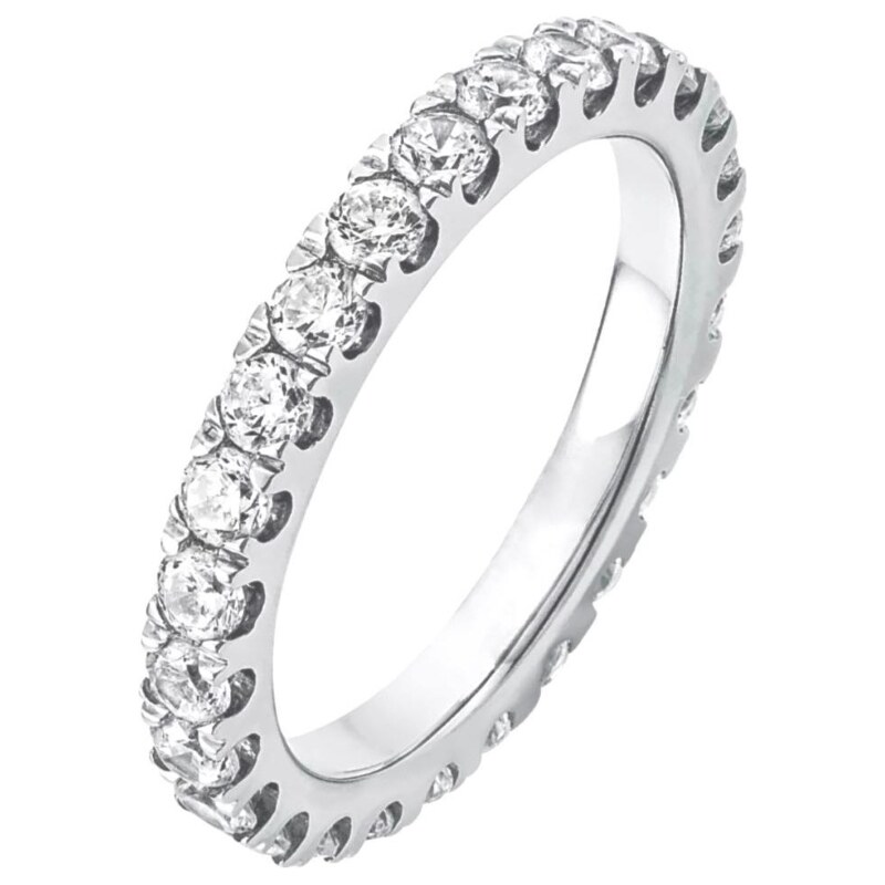 Tiami Prsten z bílého zlata s diamanty Forever 112883333