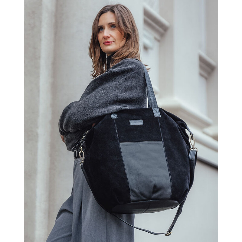 Shopper bag kabelka Marco Mazzini VS1M černá