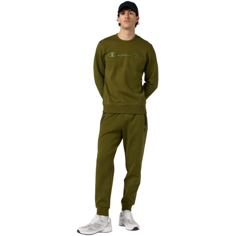Pánská mikina Crewneck Sweatshirt olive pánské model 21811903 -
