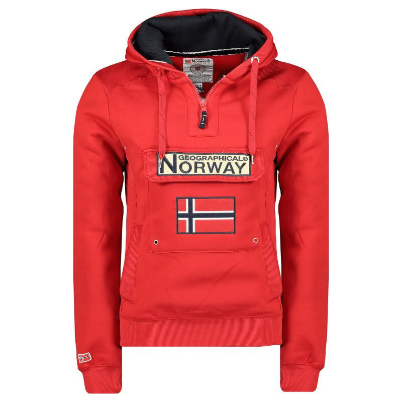 Pánská mikina WY10089H/GN Červená - Geographical Norway