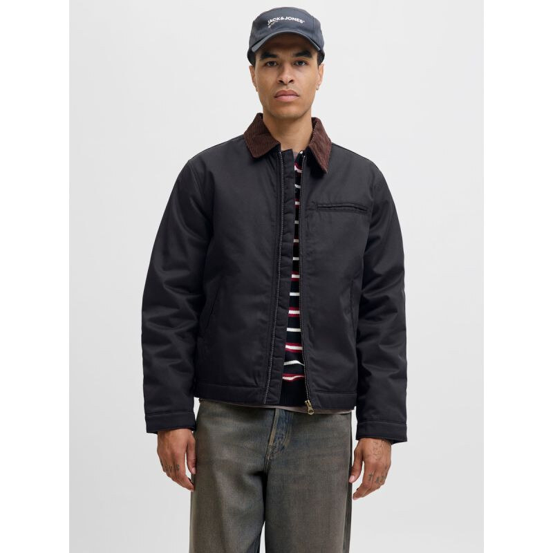 Jack&Jones pilotní bunda JORNORREBRO WORKER JACKET 12282903 BLACK 112884181