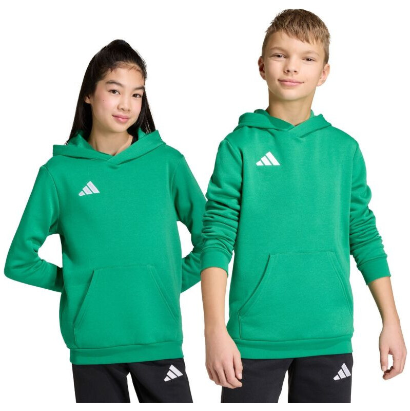 Dětská mikina adidas Entrada 26 Hoody zelená JZ6563