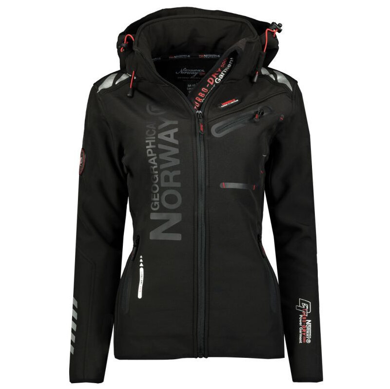 Geographical Norway Dámská softshellová bunda (WW7043F/GN černá wu8088 113458564