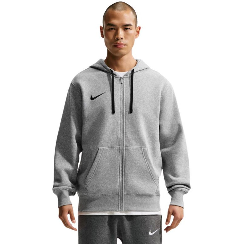 Pánská mikina Nike Park 26 Fleece Full-Zip Hoodie šedá IB1228