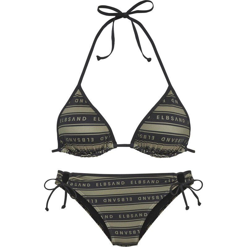 Elbsand Bikiny olivová / černá