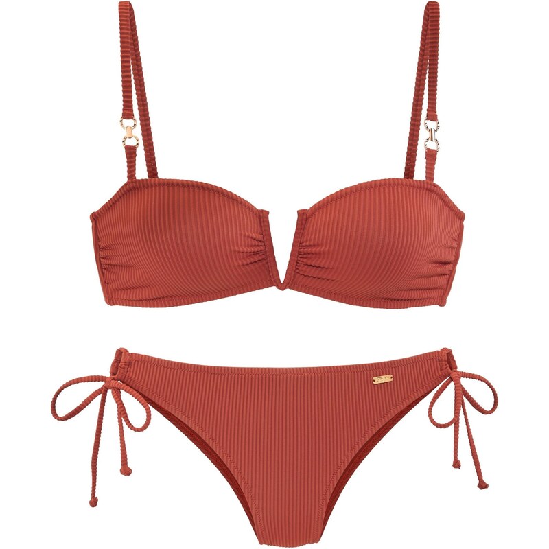 BUFFALO Bikiny červená