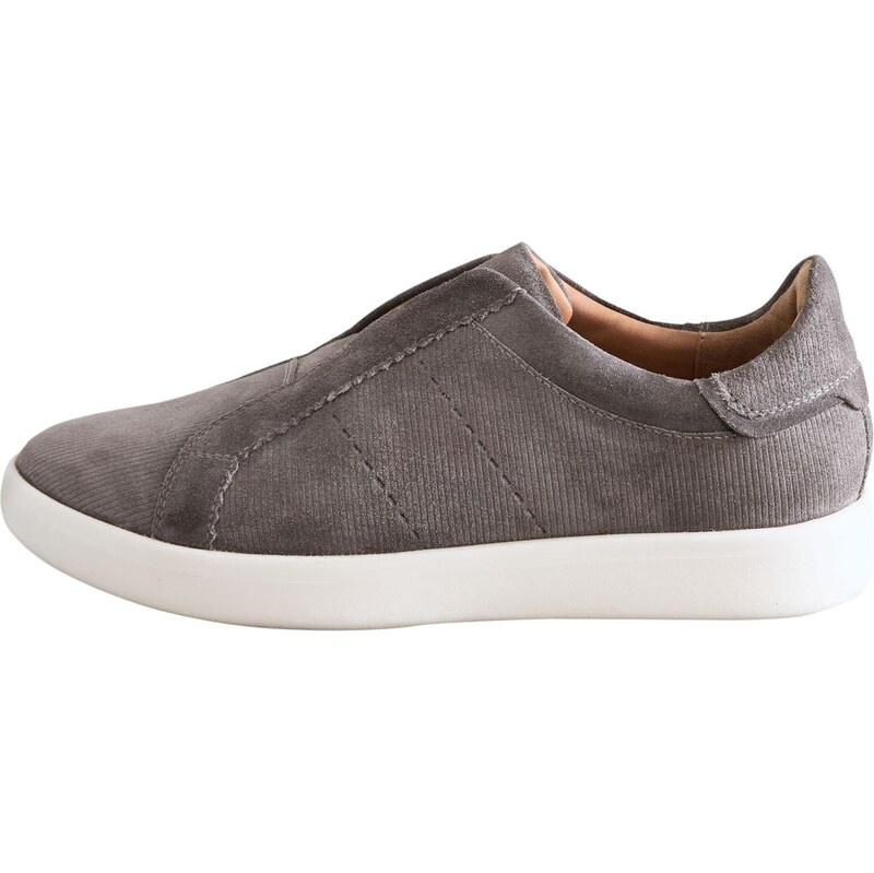Next Slip on boty šedá