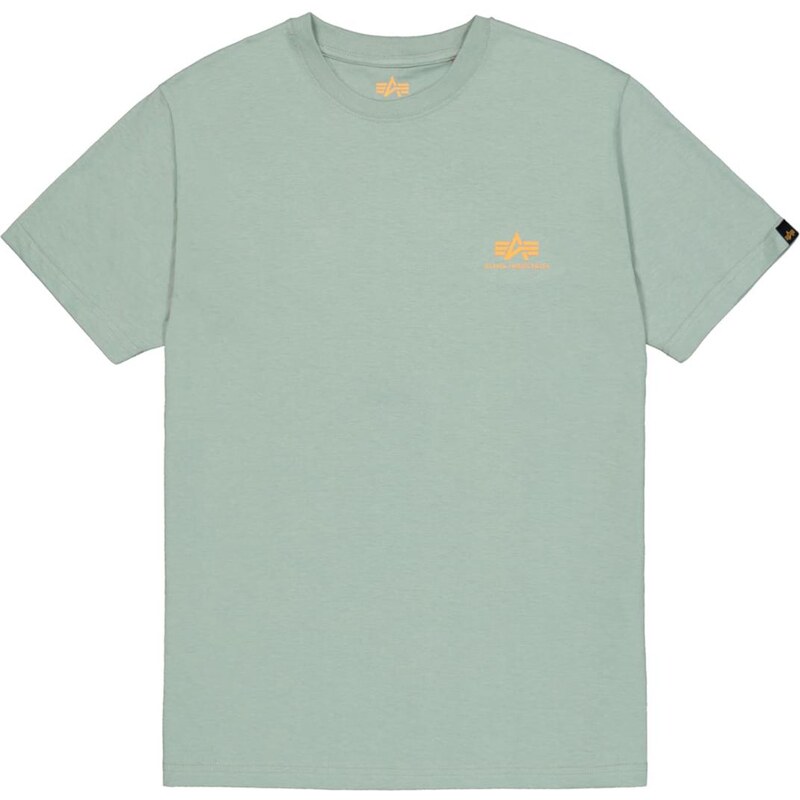 ALPHA INDUSTRIES Tričko žlutá / pastelově zelená