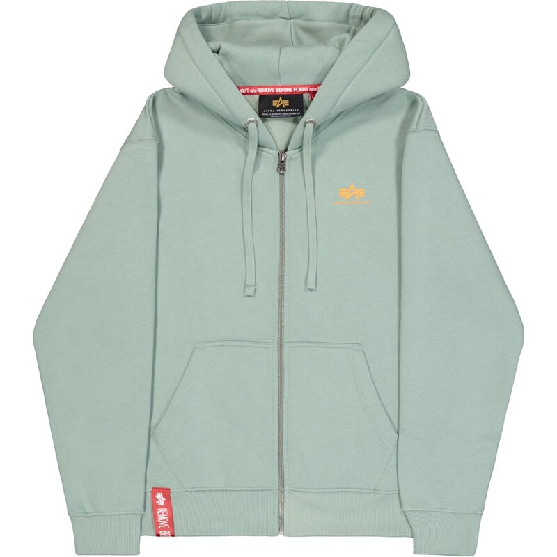 ALPHA INDUSTRIES Mikina pastelově zelená