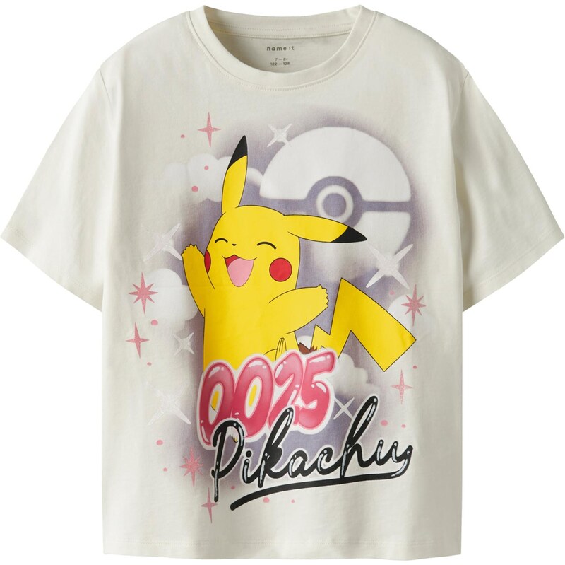 NAME IT Tričko NKFJYDI POKEMON žlutá / červená třešeň / černá /