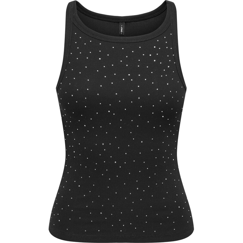 ONLY Top ONLFILIZ černá / stříbrná 112887380