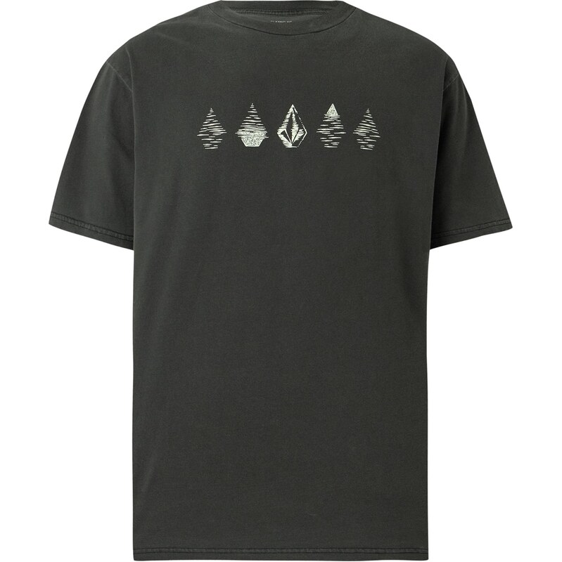 Volcom Tričko LUNAR PHASES černá / bílá