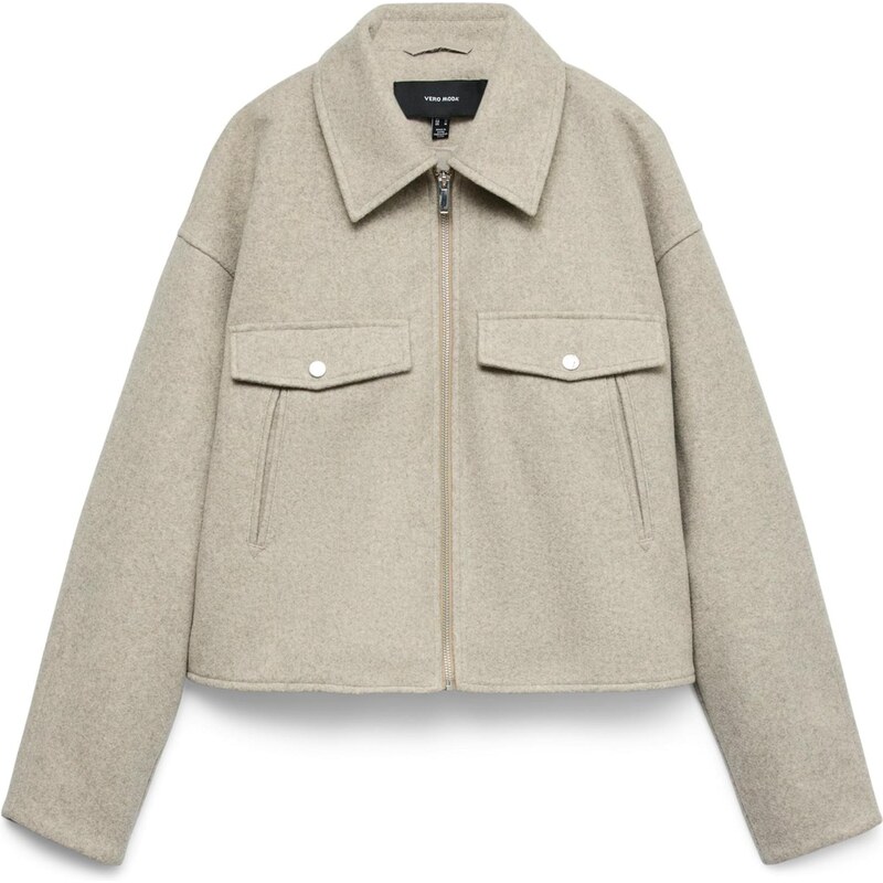VERO MODA Přechodná bunda VMFORTUNEFREJ béžový melír 112887431