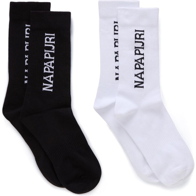 NAPAPIJRI Ponožky černá / bílá