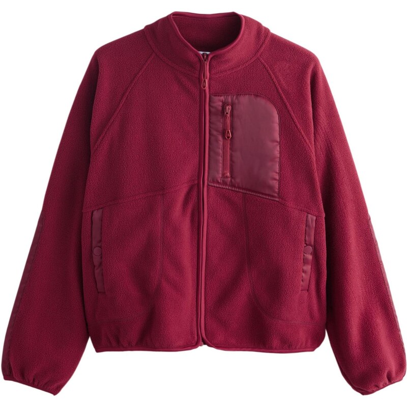 Next Fleecová mikina červená třešeň