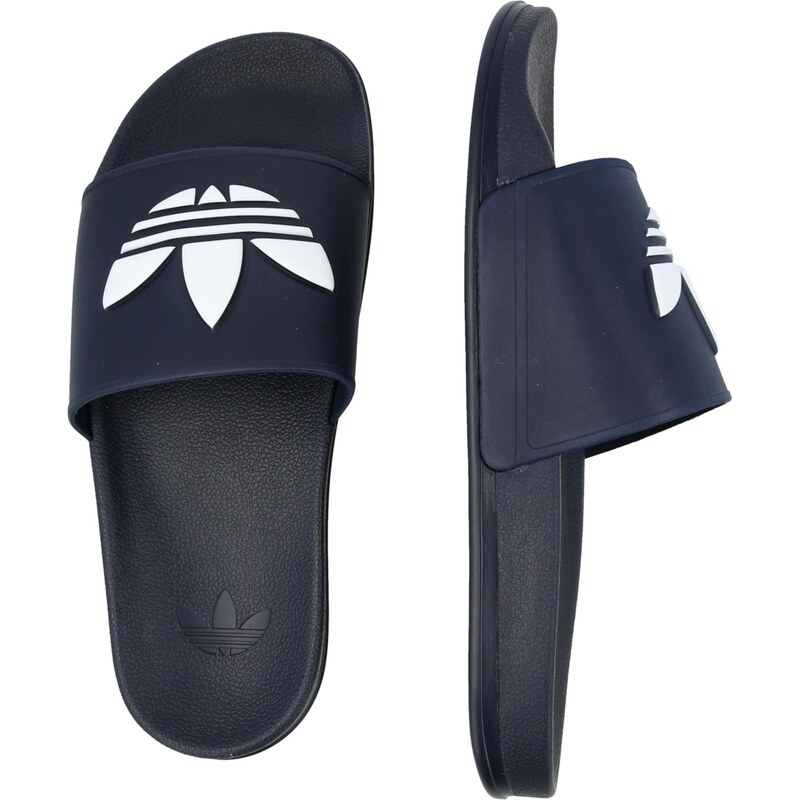 ADIDAS ORIGINALS Pantofle 'Adilette' tmavě modrá / bílá