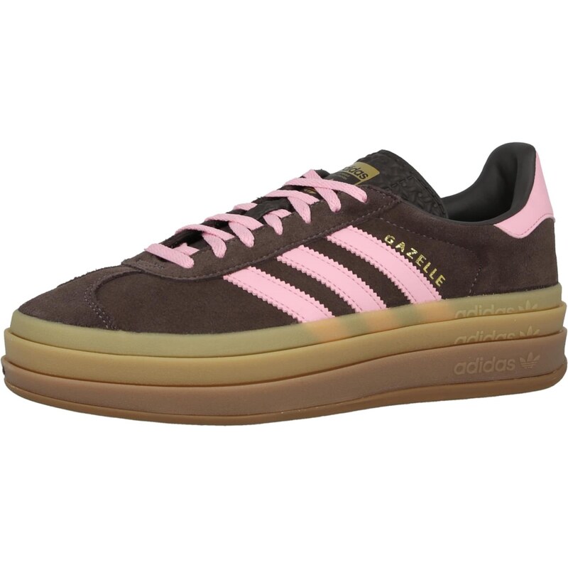 ADIDAS ORIGINALS Tenisky GAZELLE BOLD čokoládová / zlatá /