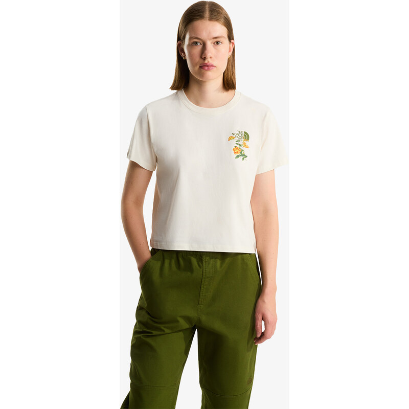 The North Face FLORA EMBRO REGULAR SHORT SLEEVE TEE-G XS