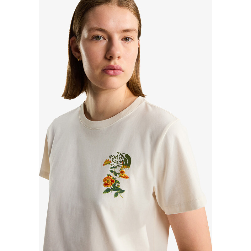 The North Face FLORA EMBRO REGULAR SHORT SLEEVE TEE-G XS