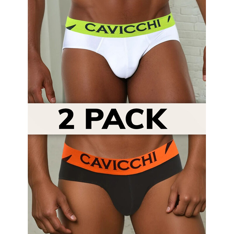 CAVICCHI Roberto Martinelli Pánské Spodní Prádlo 2 PACK Slipy