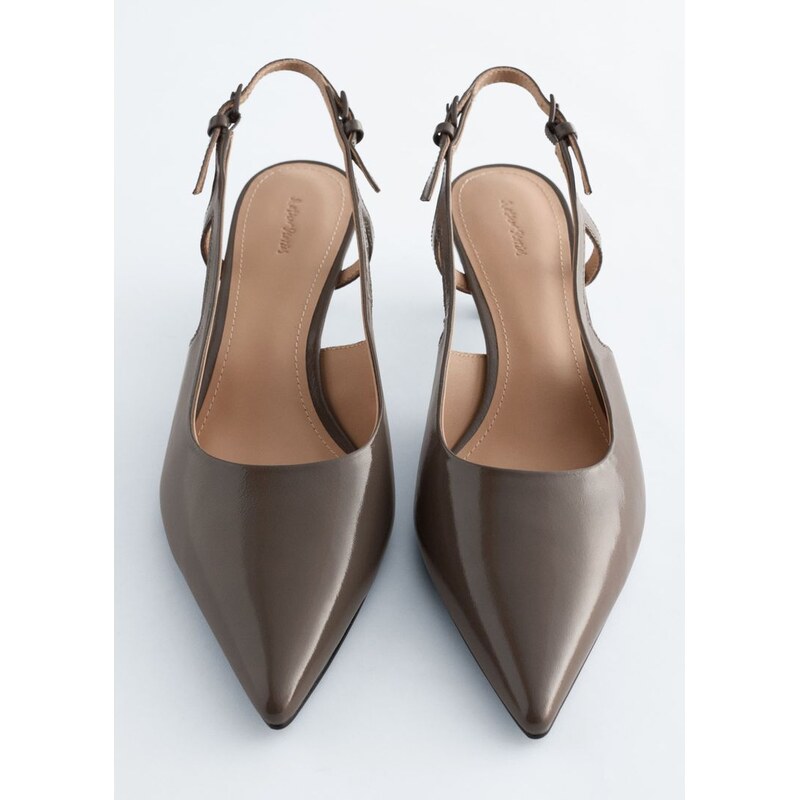 H&M - Lakovky Slingback - béžová 112911953