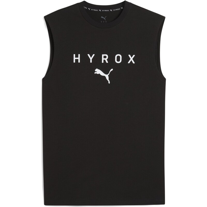 PUMA Funkční tričko PUMA x HYROX černá / bílá
