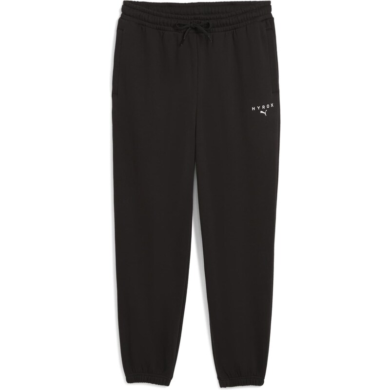 PUMA Sportovní kalhoty Puma x Hyrox černá / bílá