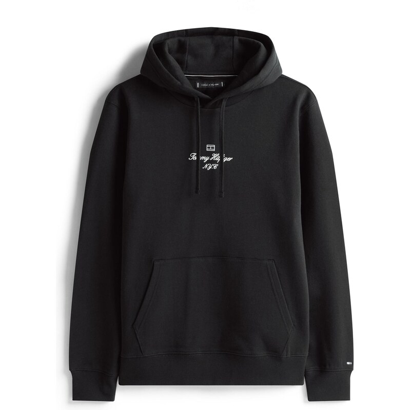 TOMMY HILFIGER Mikina černá / bílá