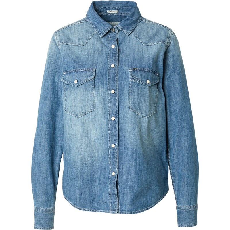 Pepe Jeans Halenka modrá džínovina