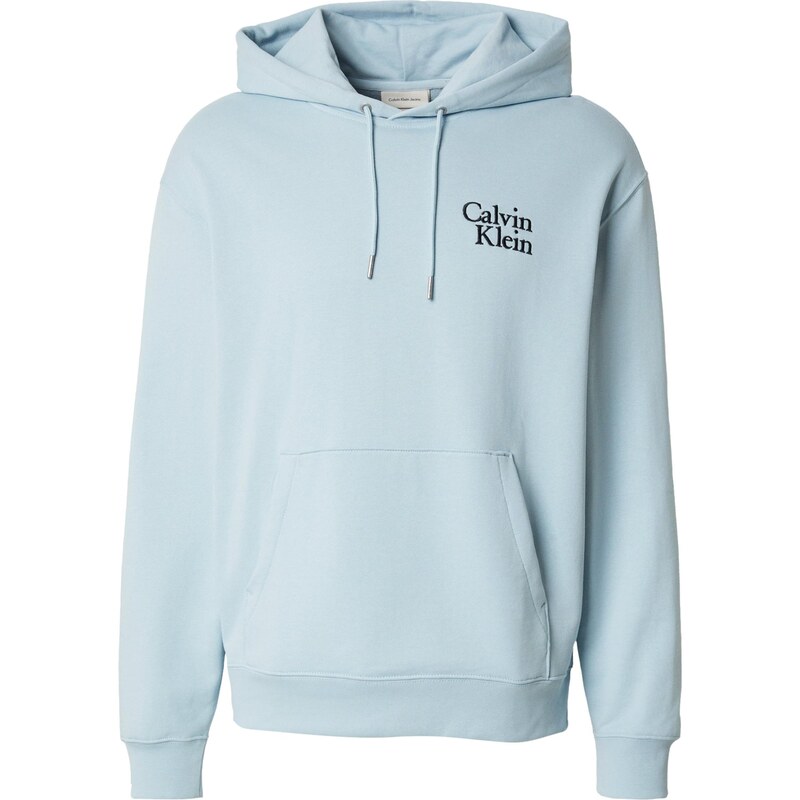 Calvin Klein Jeans Mikina světlemodrá / černá