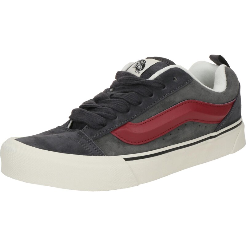 VANS Tenisky Knu Skool tmavě šedá / tmavě červená / bílá