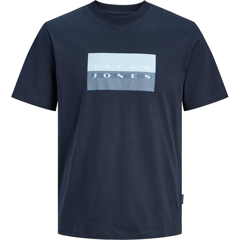 JACK & JONES Tričko JCOFusion námořnická modř / světlemodrá /