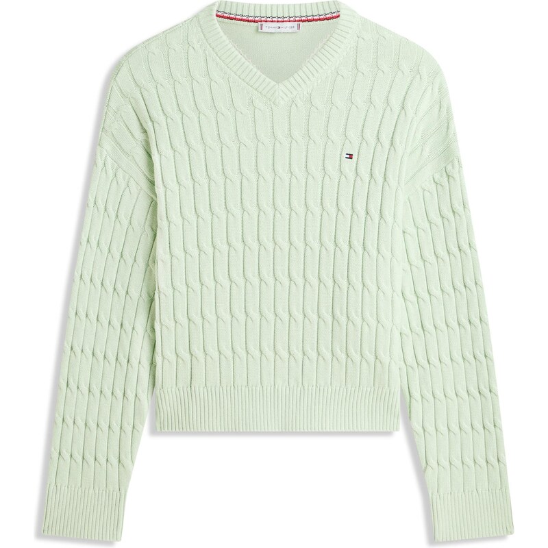 TOMMY HILFIGER Svetr světle zelená