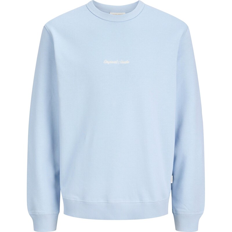 JACK & JONES Mikina JORNorrebro světlemodrá / bílá