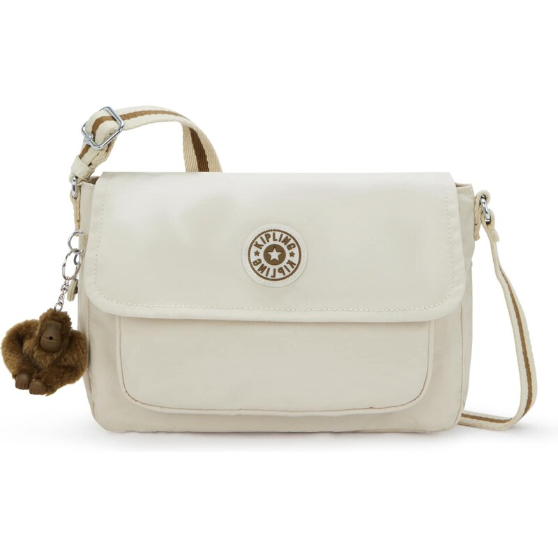 KIPLING Taška přes rameno Dalma hnědá / offwhite 112915024