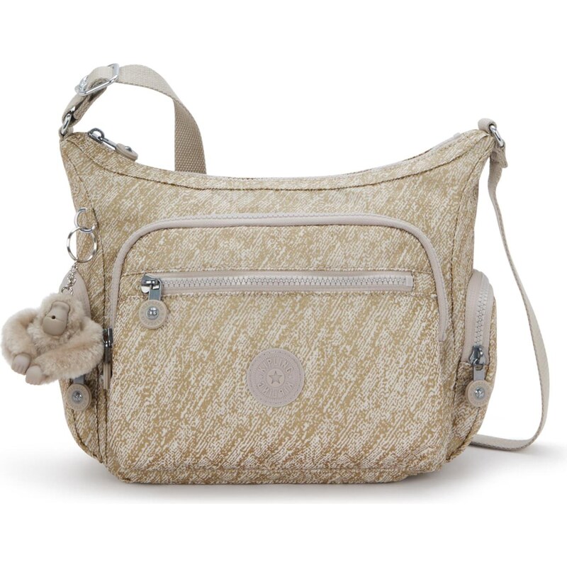 KIPLING Taška přes rameno Gabbie S světle béžová / zlatá 112915043