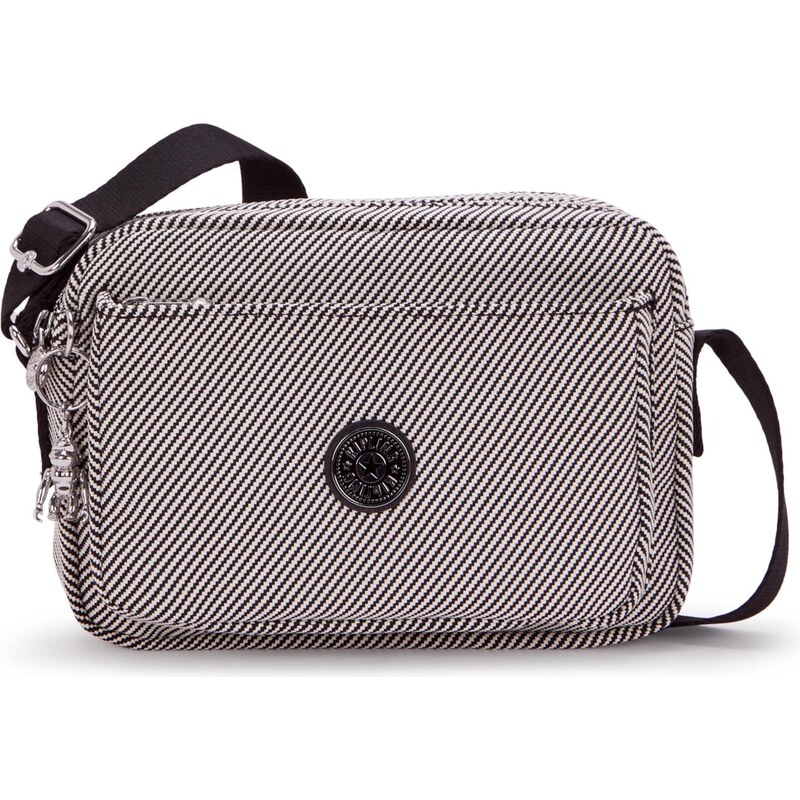 KIPLING Taška přes rameno Abanu černá / bílá 112915082