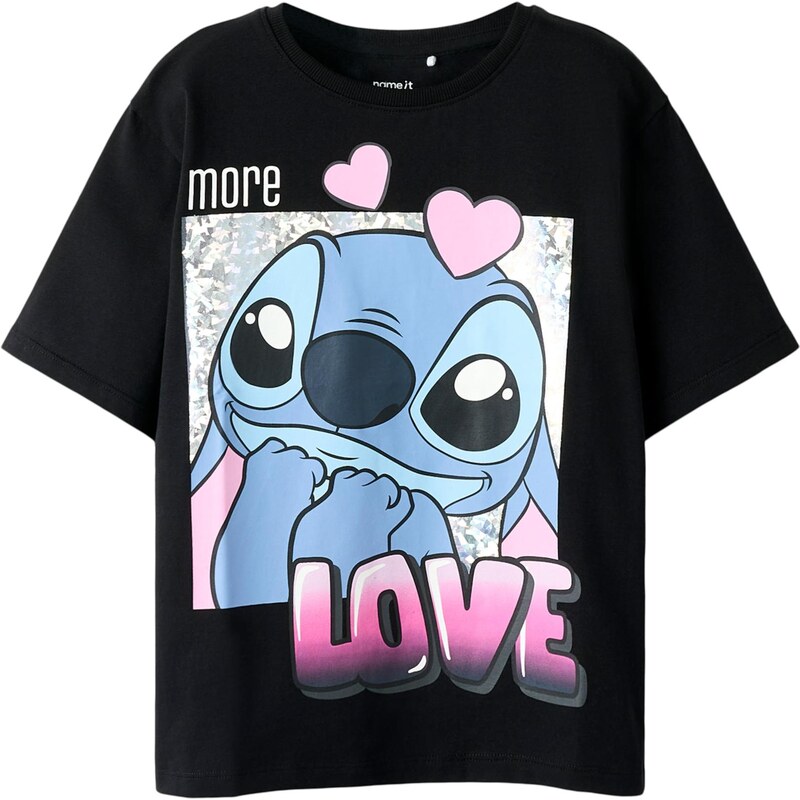 NAME IT Tričko NKFFora Stitch safírová / světlemodrá / růžová /