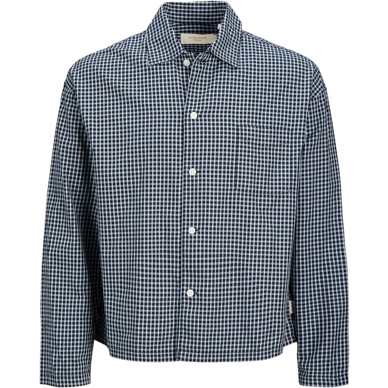 JACK & JONES Košile JORAustin námořnická modř / bílá
