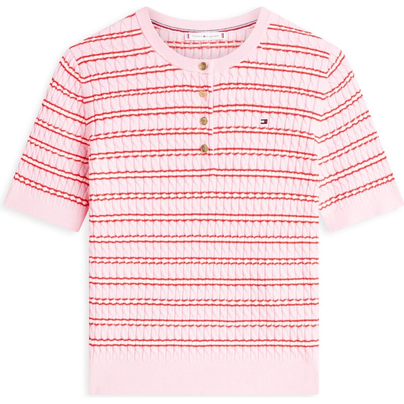 TOMMY HILFIGER Svetr růžová / červená