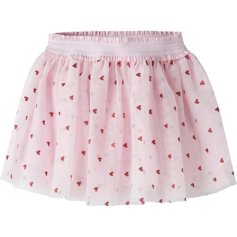 NAME IT Sukně NMFBeross růžová / karmínově červené