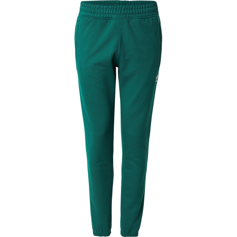 ADIDAS ORIGINALS Kalhoty TREFOIL ESS zelená / bílá